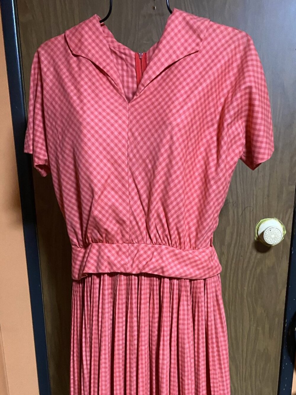 Vintage CARL NAFTAL Gingham Dress-S/M